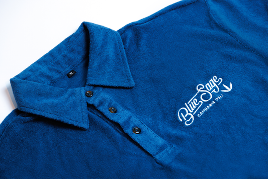 Blue Sage Blue Polo Shirt