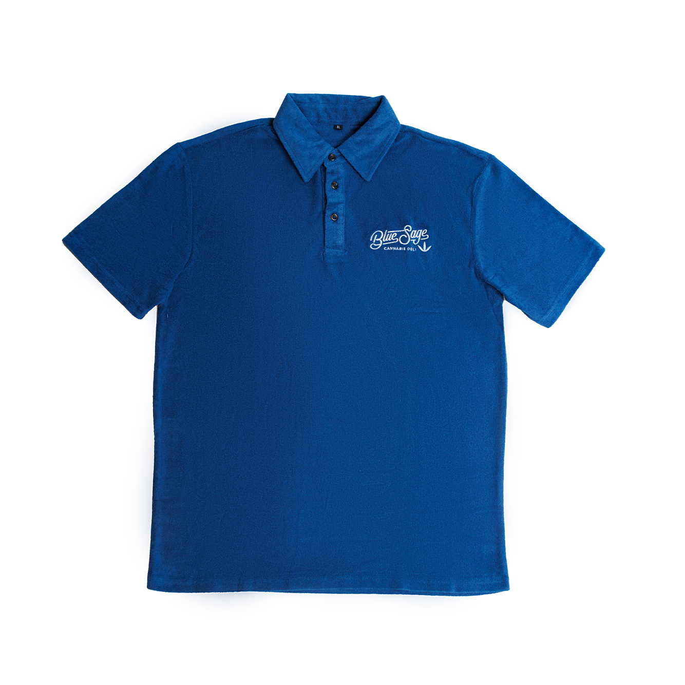 Blue Sage Blue Polo Shirt