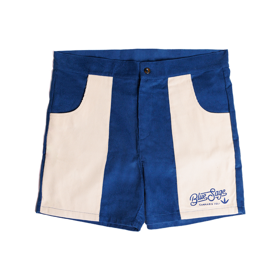 Blue Sage Corduroy Shorts