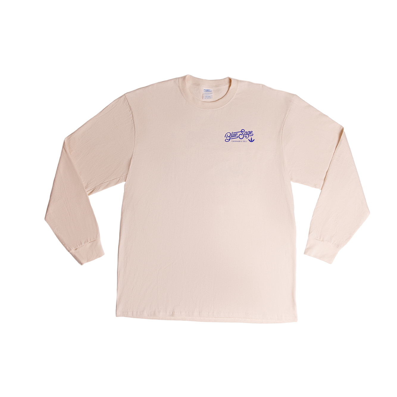 Blue Sage Cream Long Sleeve T-Shirt