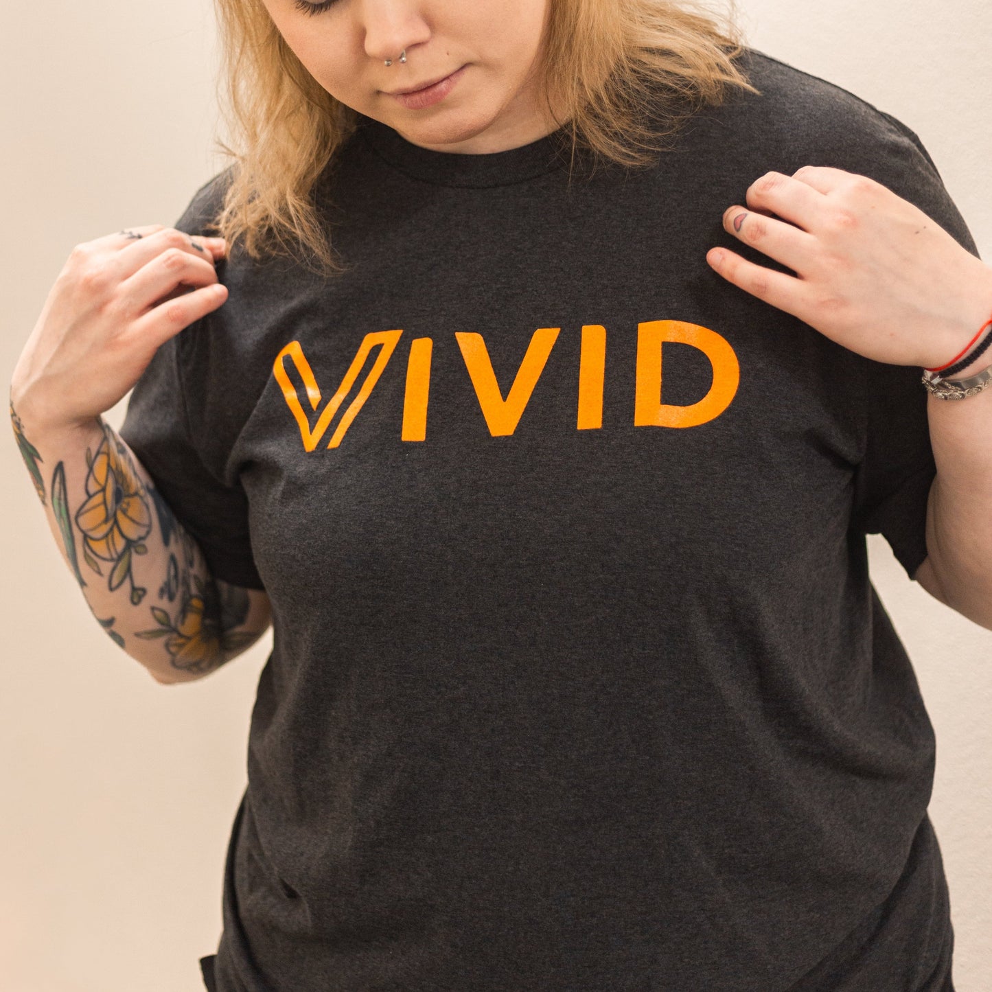 Vivid Black Heather T-Shirt