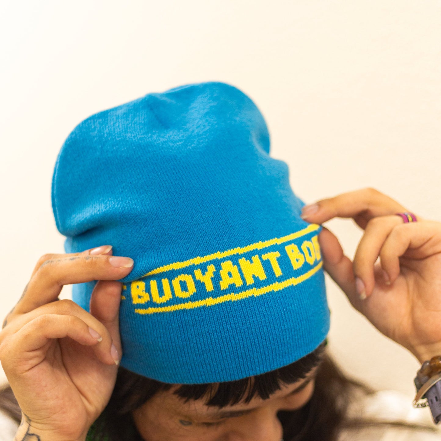 Buoyant Bob Blue Stocking Cap